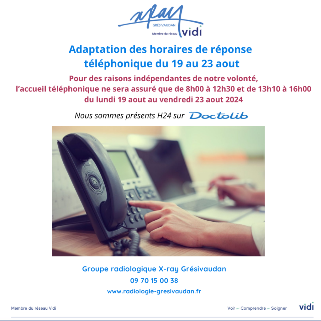 Limitation temporaire des horaires de réponse téléphonique